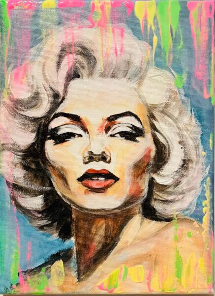 Картины акрилом "Marilyn" и "Elvis" Холст на подрамнике, лак