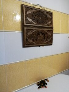 Нарды ореховые элитные резные Собор Десятекупольный эксклюзив!