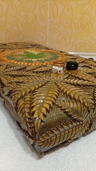 Нарды резные картина Марихуана эксклюзив!