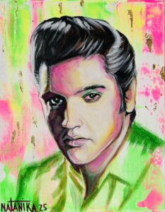 Картины акрилом "Marilyn" и "Elvis" Холст на подрамнике, лак