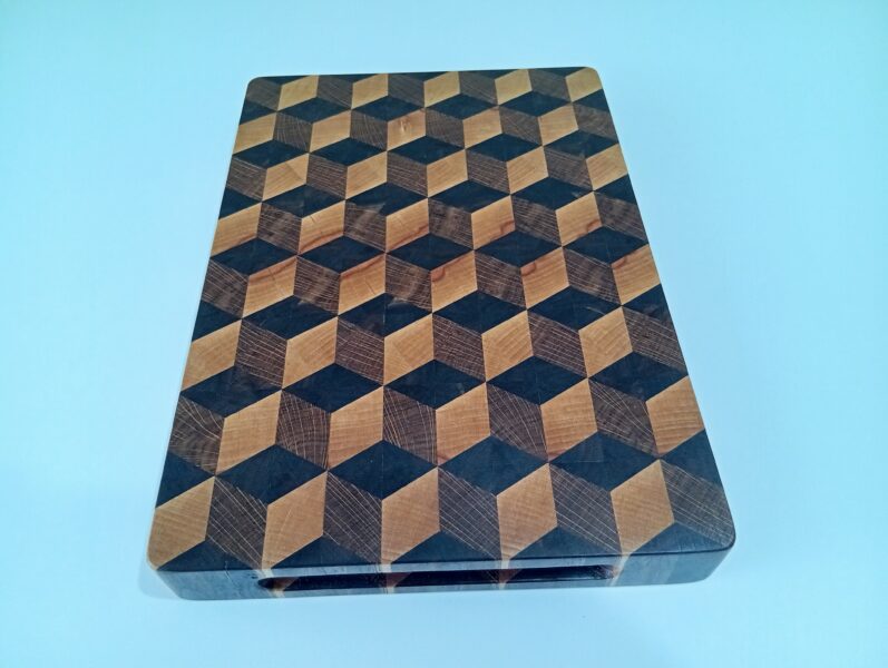Tocătoare decorative (end grain cutting board), Lucrări de tâmplărie decorativă.